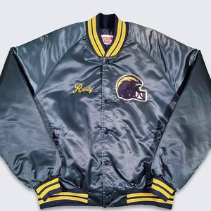 mens large vintage “san diego chargers” 1 of 1 bomber jacket